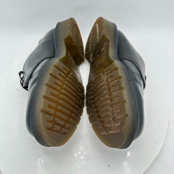 Dr Martens The Original 14046 Women Size 6 Black Leather Low Top Derby Shoes - Picture 7 of 11